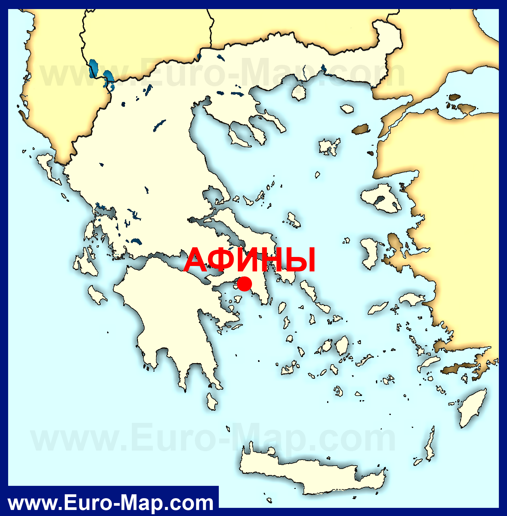 Карты Афин | Подробная карта города