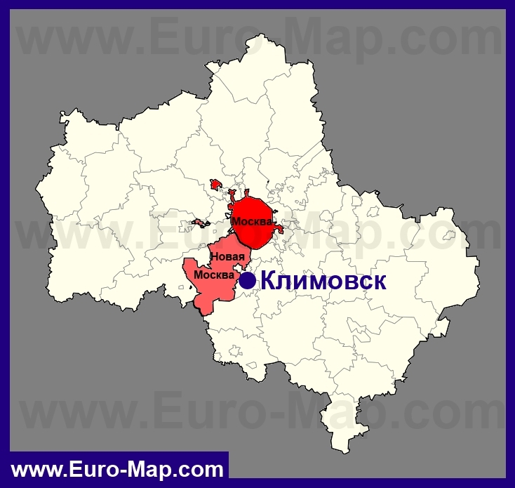 Карта Климовска С Улицами