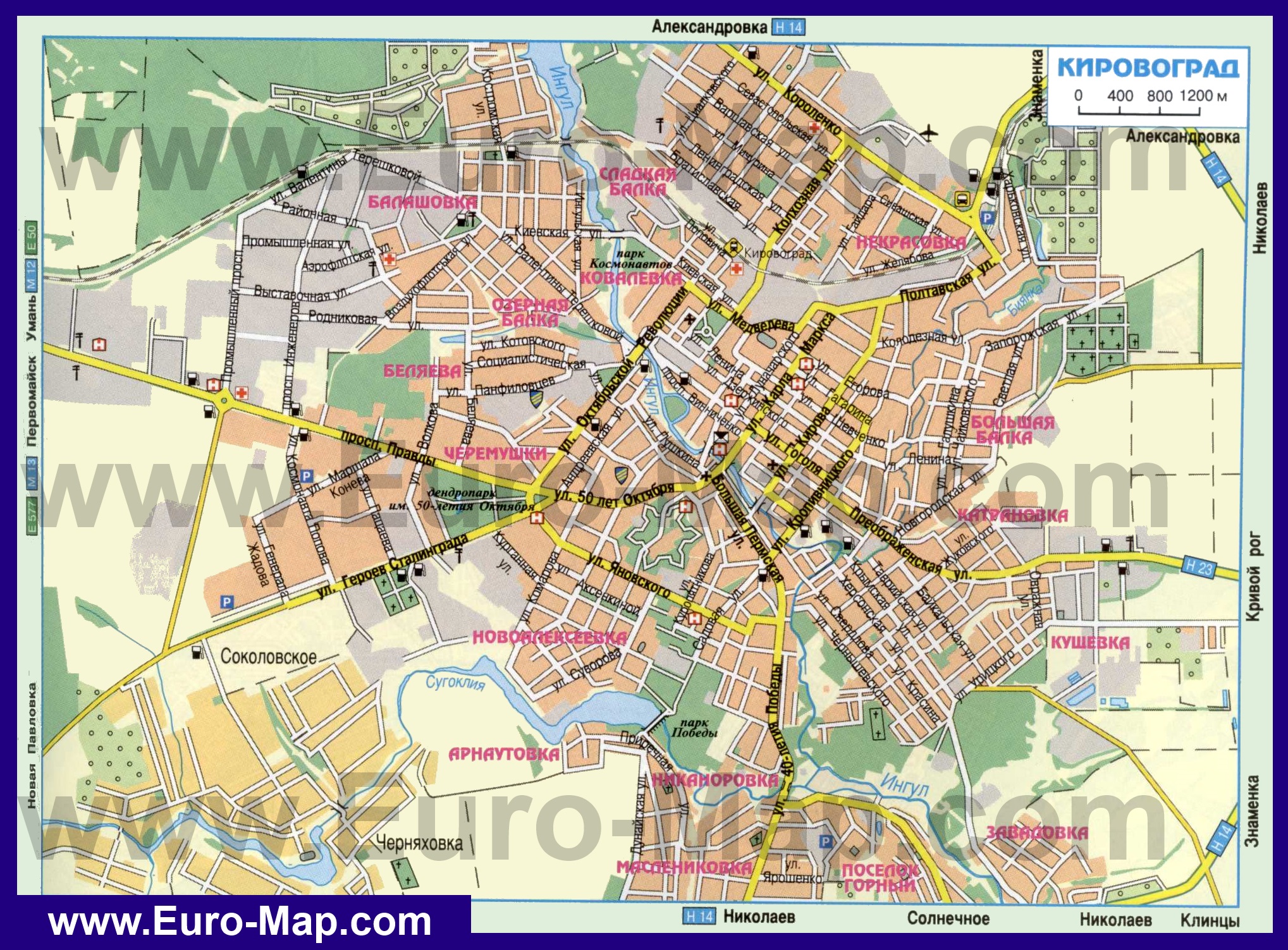 Карта Города Клинцы С Улицами