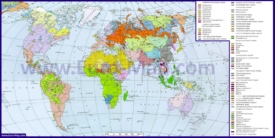 Карта языков мира