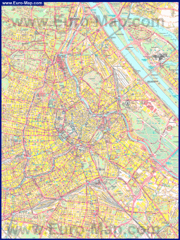 Подробная карта Вены