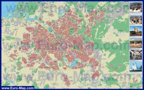 Подробная карта города Минск