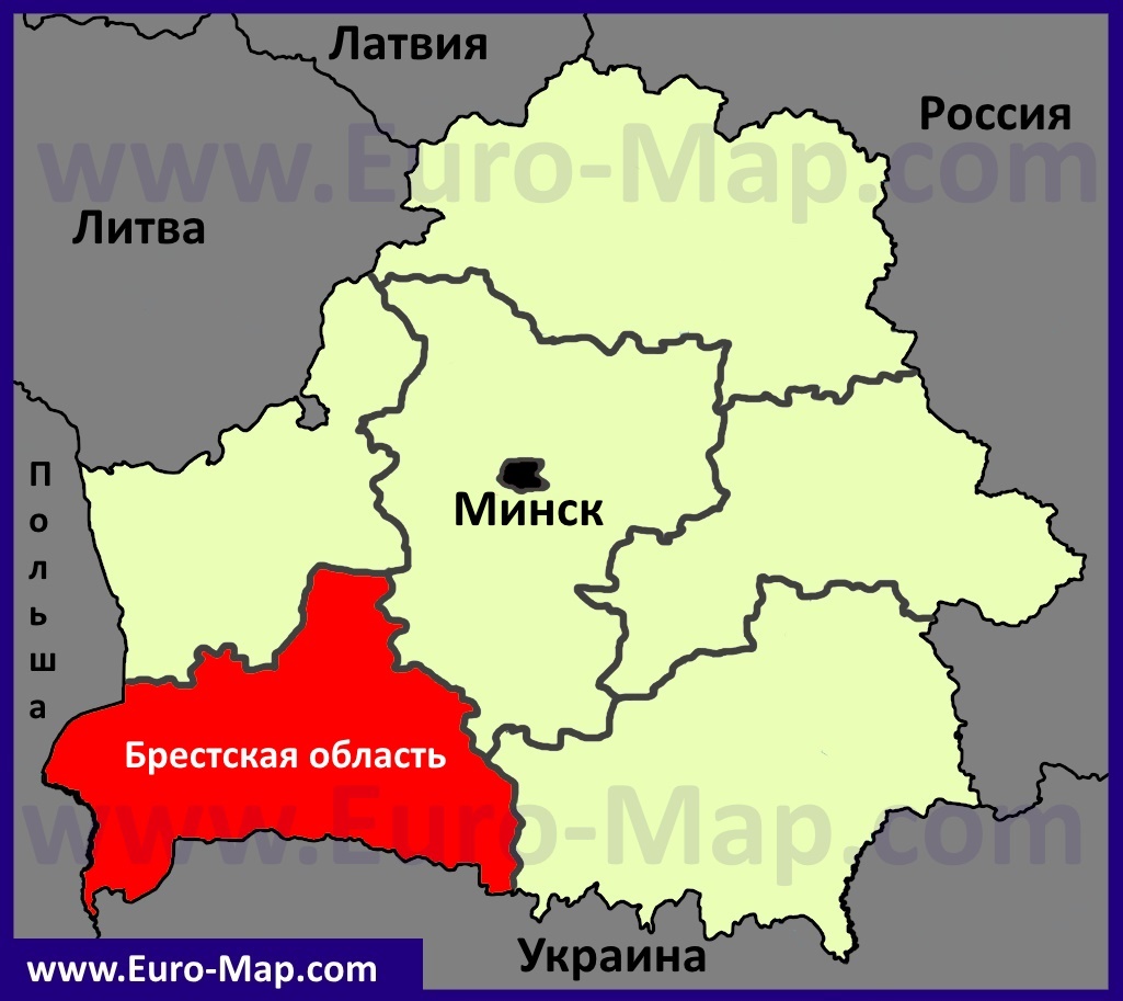 Карта санаториев белоруссии по областям