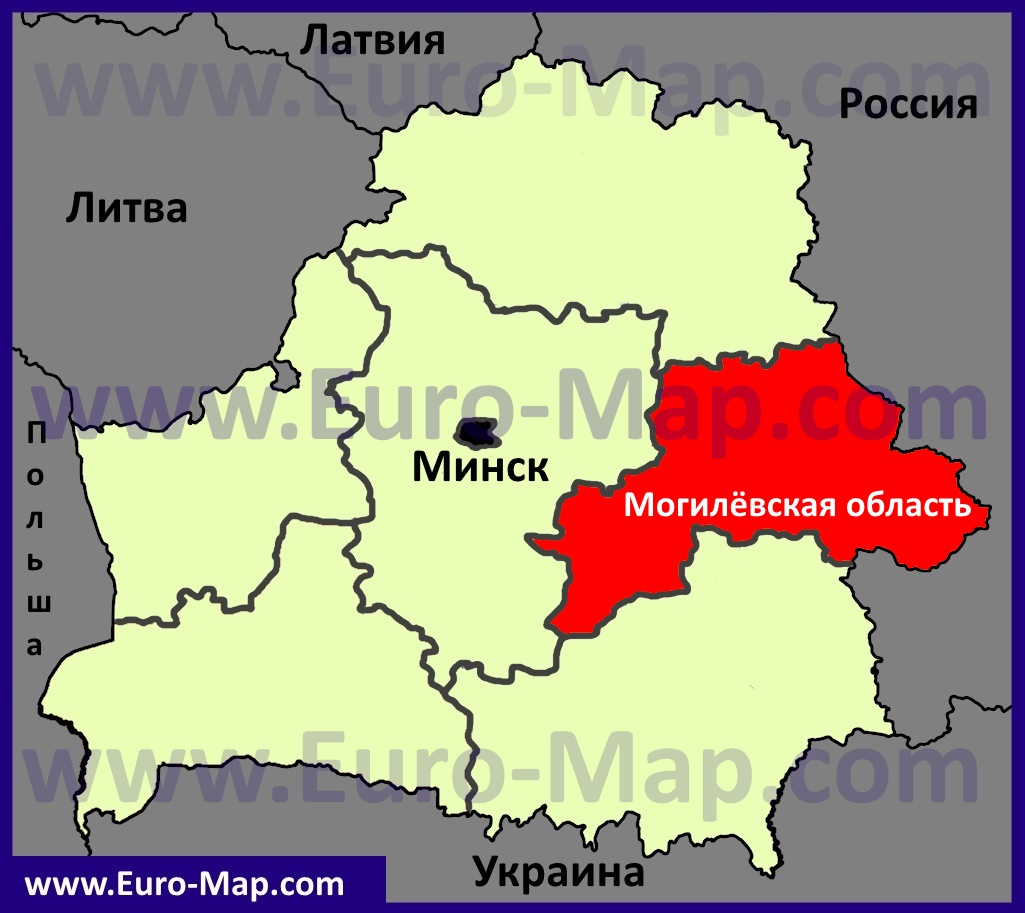Карта города горки могилевской области