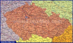 Карта Чехии на русском языке