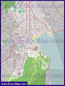 Карта города Анси