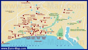Карта отелей Ниццы