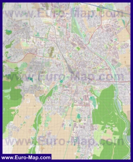 Подробная карта города Аугсбург