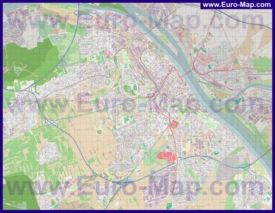 Подробная карта города Майнц