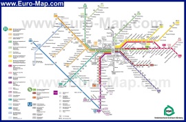 Карта метро Нюрнберга