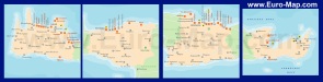 Карта Крита с отелями
