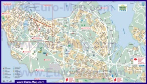 Подробная карта города Рейкьявик