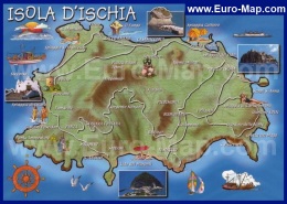 Туристическая карта Искьи