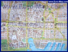 Карта центра Палермо