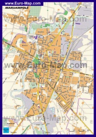 Подробная карта города Мариямполе