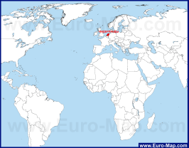 Нидерланды на карте мира