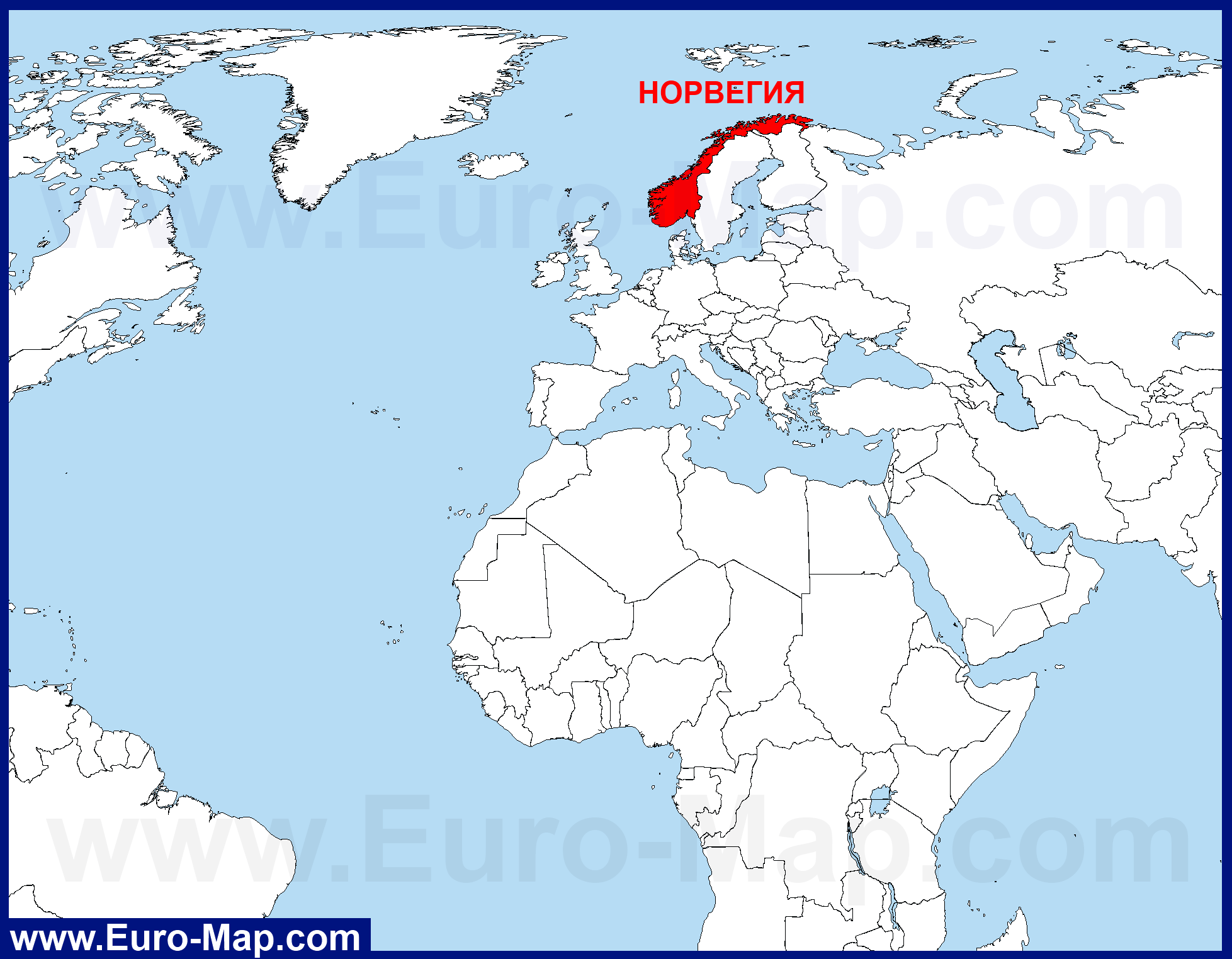 Карты Норвегии