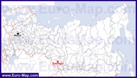 Барнаул на карте России