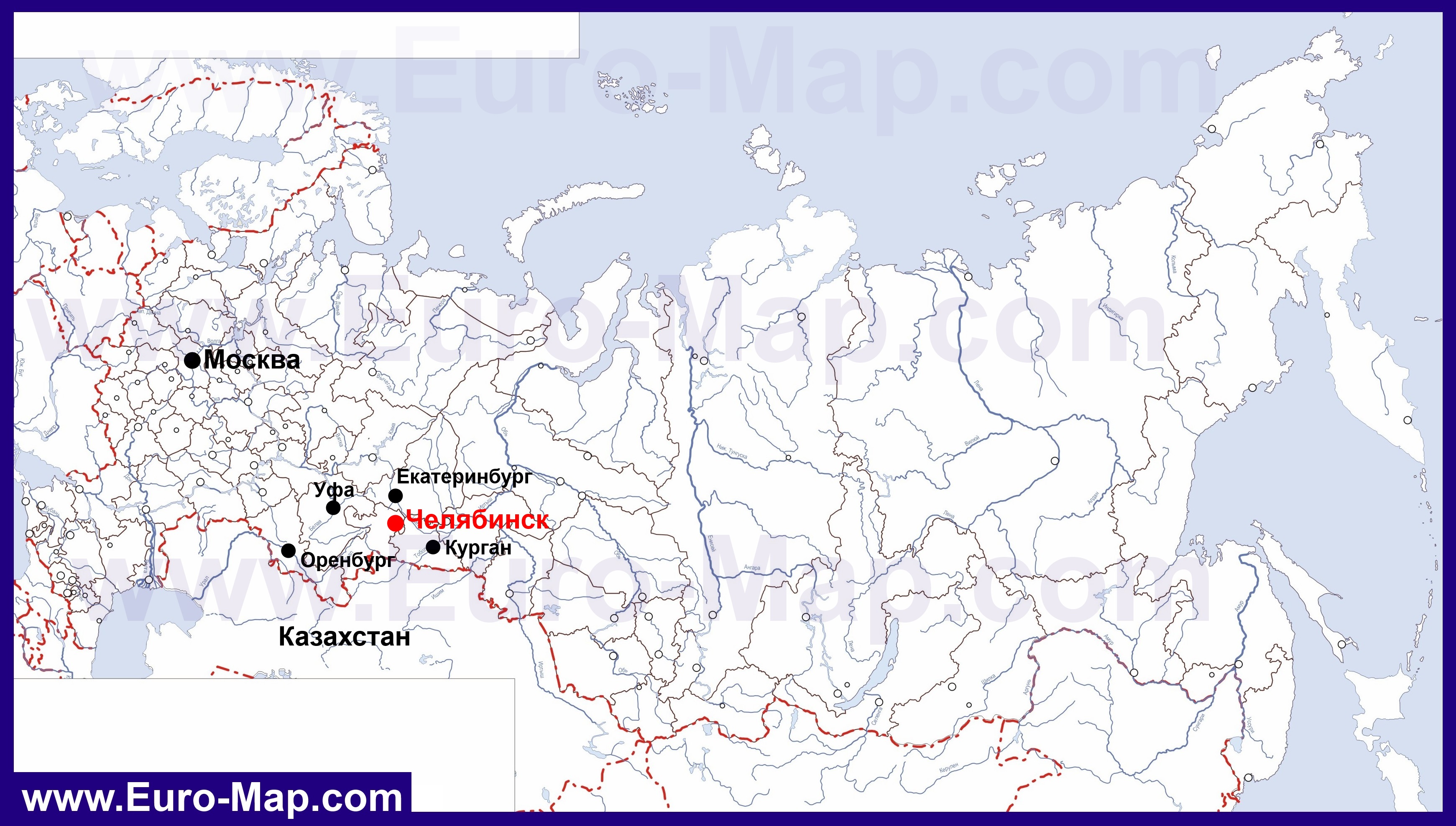 Карты Челябинска