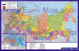 Карта России по областям