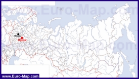 Муром на карте России