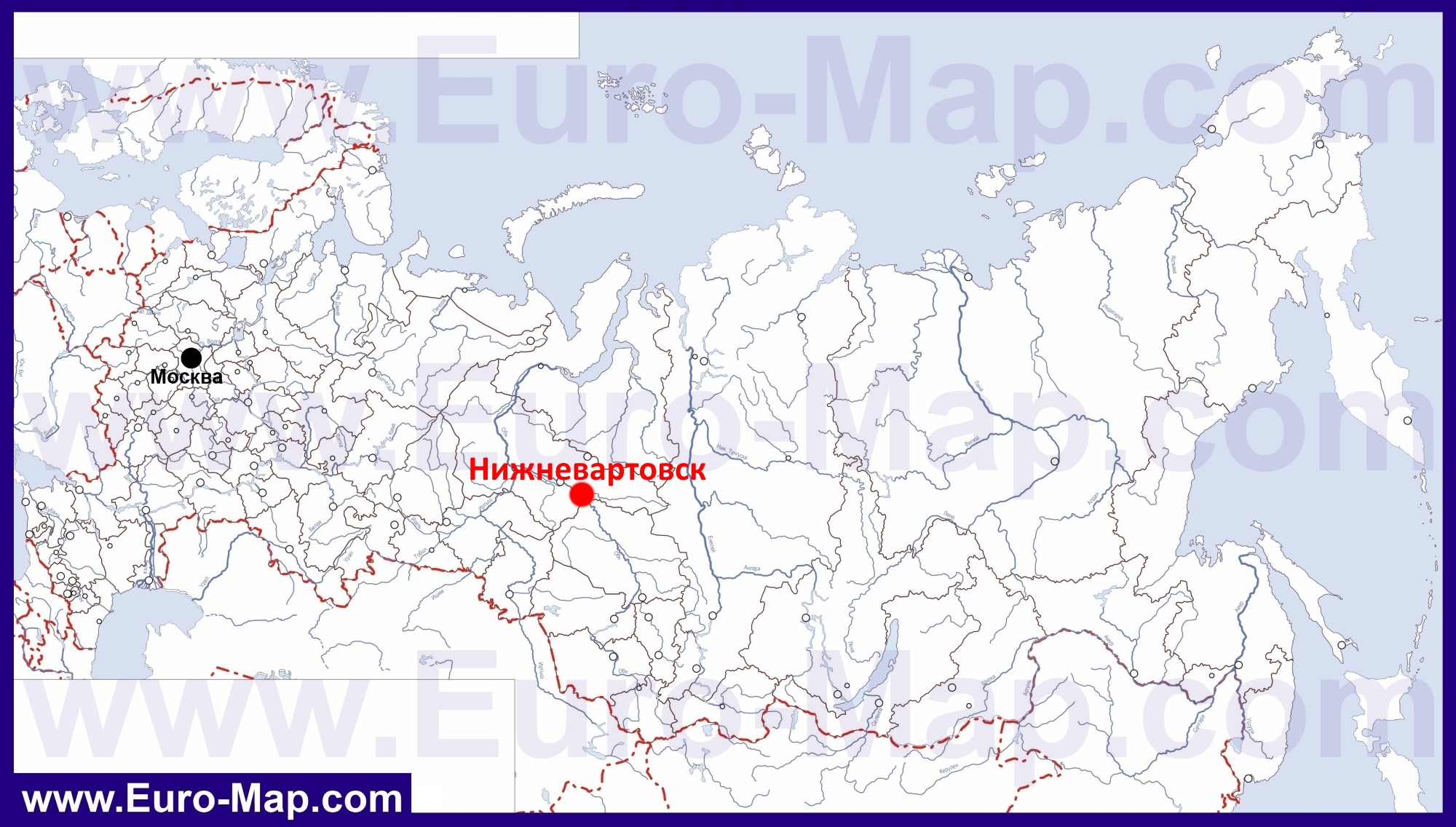 Карты Нижневартовска