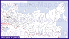 Новороссийск на карте России