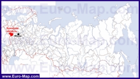 Брянская область на карте России