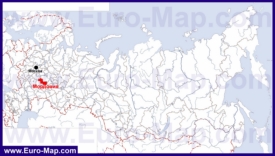 Республика Мордовия на карте России
