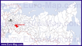 Татарстан на карте России