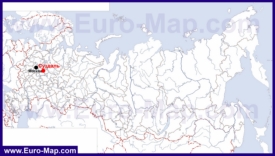 Суздаль на карте России