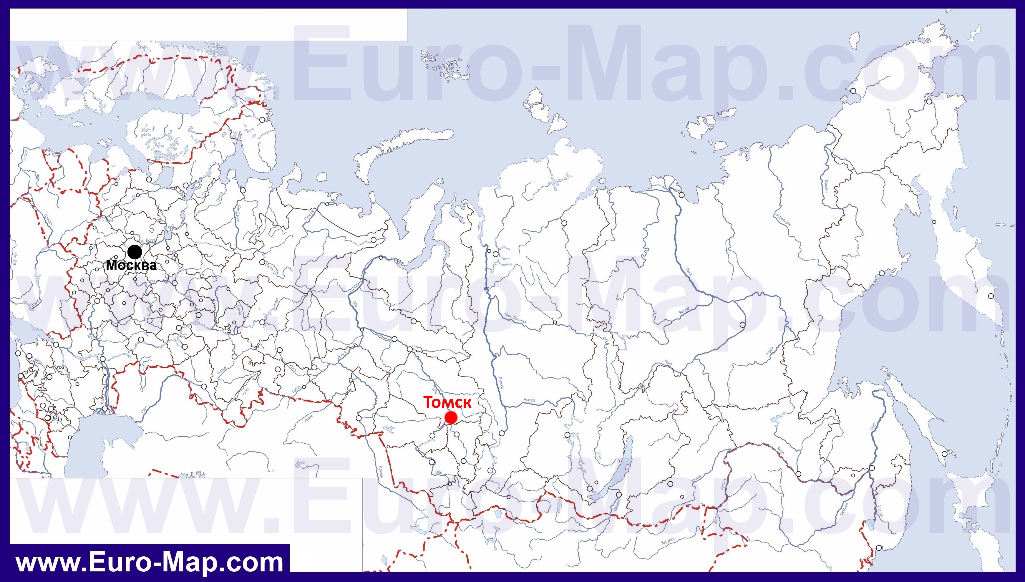 Карты Томска