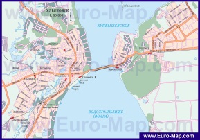 Карта города Ульяновск
