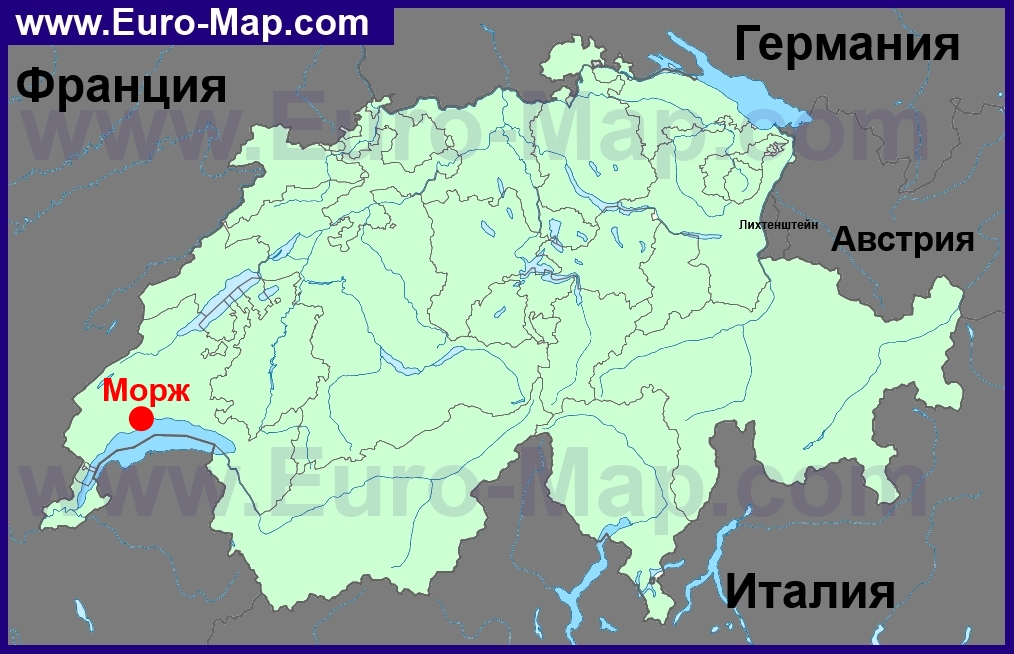 Монтре швейцария карта