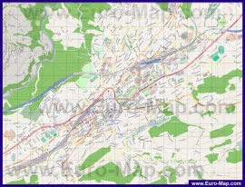 Подробная карта города Санкт-Галлен