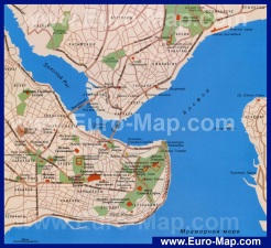 Карта Стамбула на русском языке