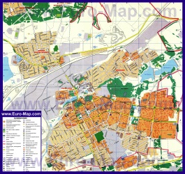 Подробная карта города Алчевск
