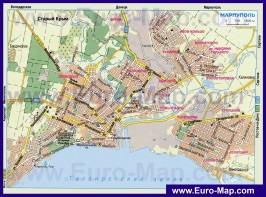 Карта города Мариуполь