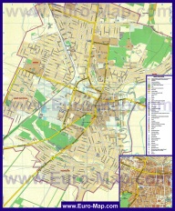 Подробная карта города Мелитополь